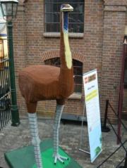 Giant moa made from LEGO bricks. (C) Julian Wright (HCCAMS)