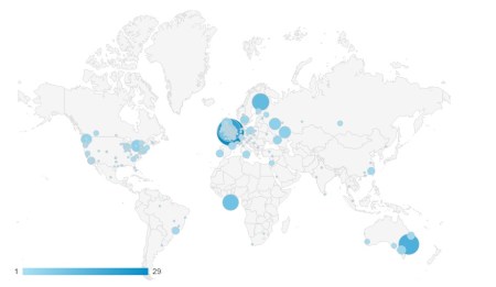 Session Geography - Google analytics