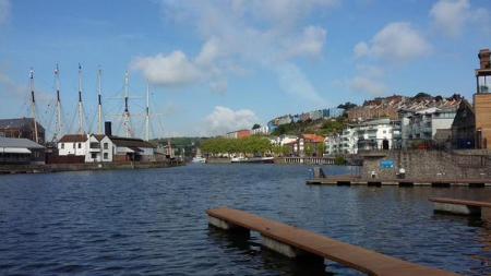 A bright Friday morning in Bristol for NatSCA 2015 (Image: David Gelsthorpe, via Twitter)