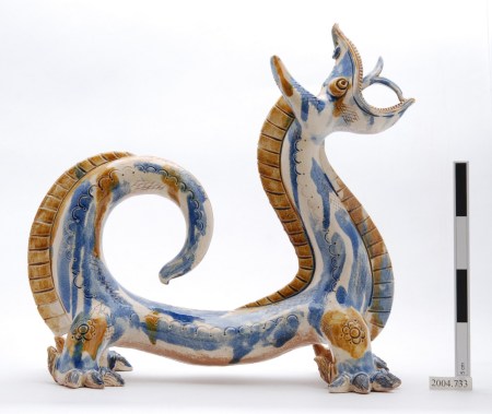 "Wow, that's amazing!" - a beautiful ceramic dragon from Uzbekistan (Image: Horniman Museum & Gardens)