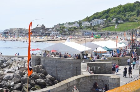 Lyme Regis Fossil Festival in full swing (Image: Anthony Roach)